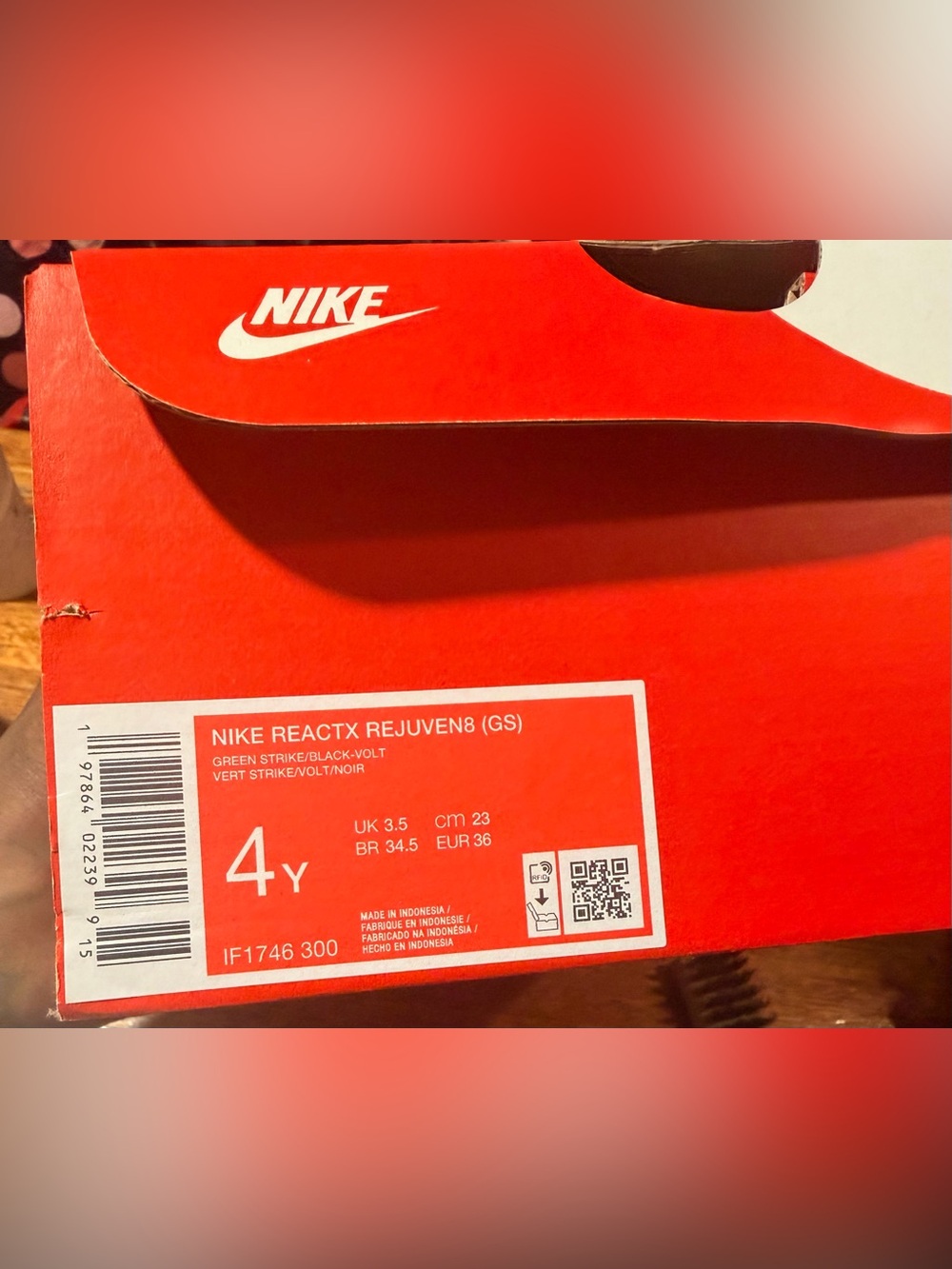 Nike Reactx Rejuven8 Kids Size 4Y - Picture 8 of 8